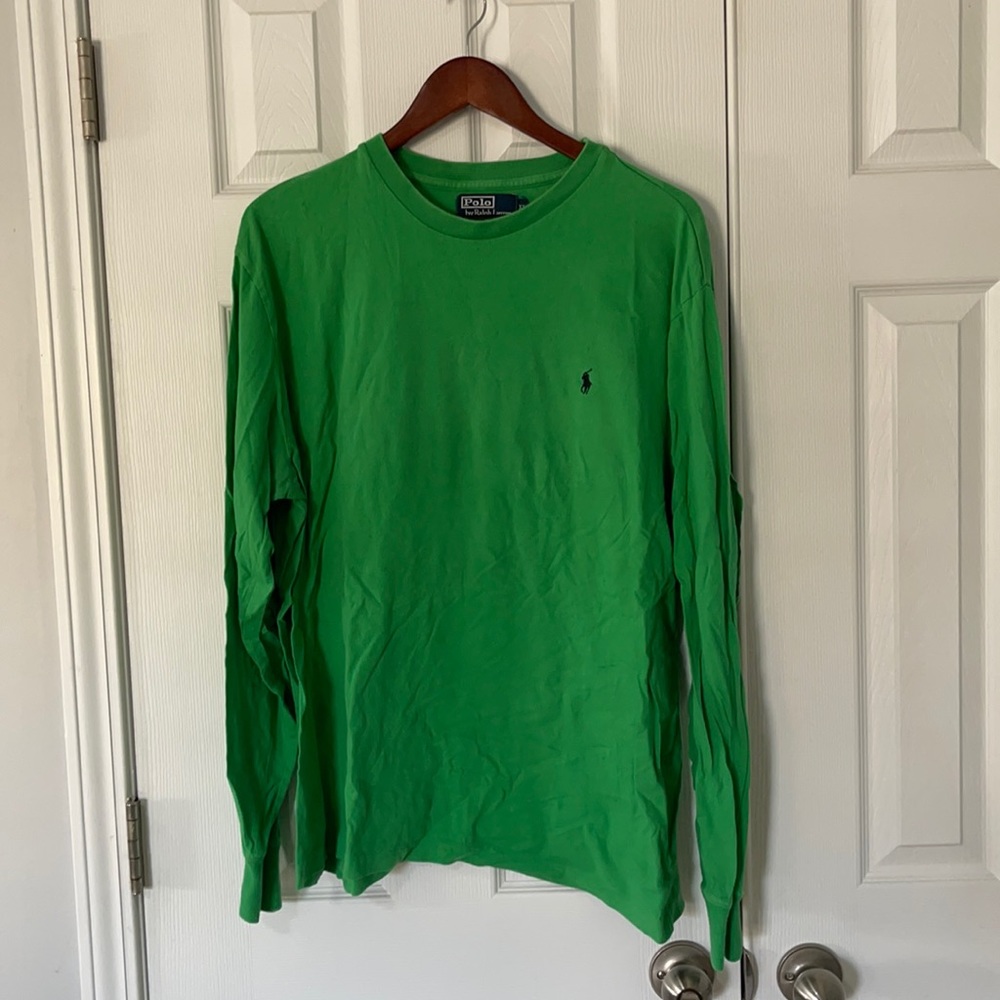 Men’s RL green long sleeve
